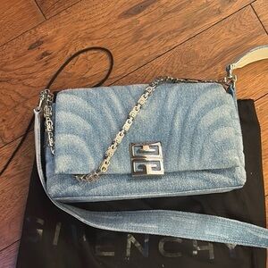 ‼️SOLD‼️🛑 Givenchy Light Blue Denim Crossbody Bag